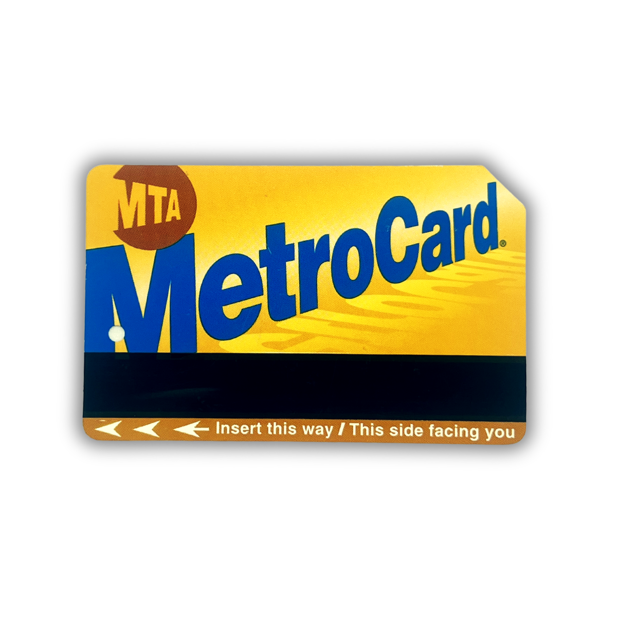 Authentic decommissioned MTA MetroCard